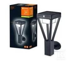 Ledvance 6W LED fasado šviestuvas ENDURA STYLE SOLAR BOUQUET, juodas, 3000K, su sensorium