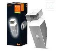 Ledvance 5W LED fasado šviestuvas ENDURA STYLE CRYSTAL, plieno sp., 3000K, su sensorium