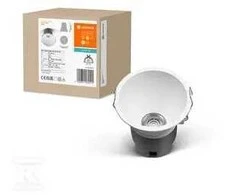 Bikuvalt 10W LED įleidžiamas šviestuvas TWIST PRO 93mm, baltas, 3000K