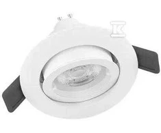 Įleidžiamas LED šviestuvas LEDVANCE SPOT KIT ADJ IP20 8,3W 4000K 575lm DIM GU10 kraipomas
