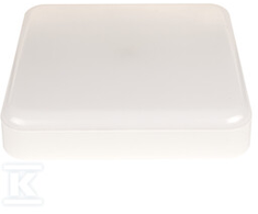 Ledvance 26W LED plafonas SLIM, kvadratinis, baltas, 3000K, IP65