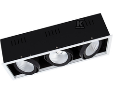 Ledvance Įleidžiamas šviestuvas MULTI 3x30W 4000K FL WT/BK
