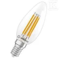 Ledvance 3,4W LED lemputė CLASSIC B, E14, skaidri, 320°, 2700K, dimeriuojama