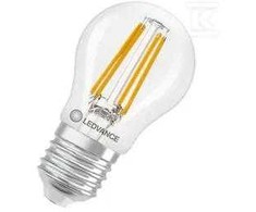 Ledvance 3,4W LED lemputė CLASSIC P, E27, skaidri, 320°, 2700K, dimeriuojama