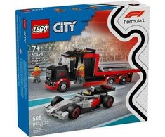 LEGO City 60493 - Sunkvežimis F1 su bolidem Audi F1
