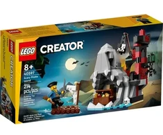 Konstravimo Rinkinys - LEGO Creator Scary Pirate Island, 214 Dalys, 1 Minifigūrėlė, 120 × 90 × 130 Mm 40597