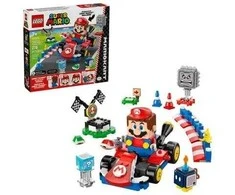 LEGO Super Mario 72043 – Mario Kart: interaktyvi LEGO Mario figurėlė ir standartinis kartas