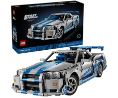 LEGO Technic Nissan Skyline GT-R (R34) 2 Greiti ir įsiutę 42210