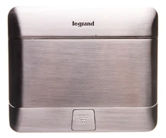 Legrand 054021 Iššokanti grindų dėžutė 100x122x61.2 4 modulių nerūdijančio plieno 054021