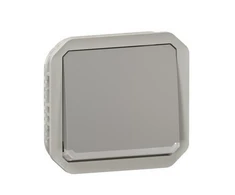 Legrand 069530L NAUJAS PLEXO 55 Dviejų polių jungiklio mechanizmas 10 AX - 250V AC pilka 069530L