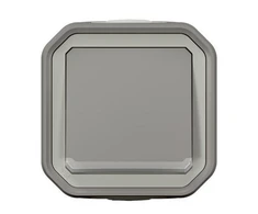 Legrand 069712L NAUJAS PLEXO 55 Laiptų jungiklis su indikatoriumi Paviršinis komplektas 10 AX - 250V AC pilka 069712L