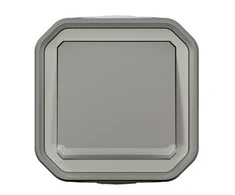Legrand 069713L NAUJAS PLEXO 55 Laiptų jungiklis su apšvietimu Ant paviršiaus montuojamas komplektas 10 AX - 250 V AC pilka 069713L