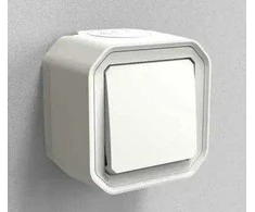 Legrand 069751L NAUJAS PLEXO 55 Laiptų jungiklių komplektas montuojamas ant paviršiaus 10 AX - 250V AC baltas 069751L