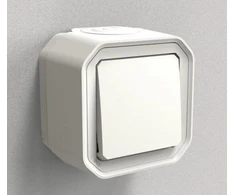 Legrand 069751L NAUJAS PLEXO 55 Laiptų jungiklių komplektas montuojamas ant paviršiaus 10 AX - 250V AC baltas 069751L