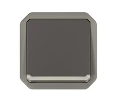 Legrand 069803L NAUJAS PLEXO 55 Laiptų jungiklis su apšvietimu, mechanizmas 10 AX - 250V AC antracitas 069803L