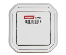 Legrand 069851L NAUJAS PLEXO 55 Laiptinės jungiklių komplektas įleidžiamas į žemę 10 AX - 250V AC baltas 069851L