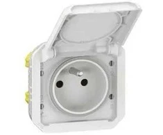 Legrand NOWE PLEXO Lizdas 2P+Z zaciski auto komplet potinkinis 16A - 250V AC balta 069870L