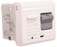 Legrand diferencinis srovės jungiklis 16A 10mA balta (077534)