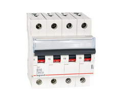 Legrand 403415 Automatinis jungiklis 4P B 10A 6kA AC S304 TX3 403415