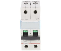 Legrand 403736 Grandinės pertraukiklis 2P D 10A 6kA AC S302 TX3 403736