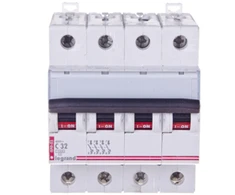 Legrand Jungiklis 4P C 32A 10kA AC S314 TX3 (404259)