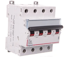 Legrand Jungiklis 4P C 50A 6kA S304 DX3 (407933)