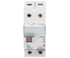 Legrand 411552 Liekamosios srovės grandinės pertraukiklis 2P 16A 0,01A tipas A P302 TX3 411552