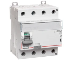 Legrand 411715 Liekamosios srovės jungiklis 4P 80A 0,1A tipo AC P304 DX3 411715