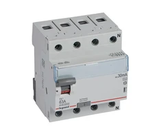 Legrand 411786 Liekamosios srovės grandinės pertraukiklis 4P 63A 0,3A tipas A P304 TX3 411786