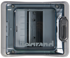 Legrand 601936 Moduliniai skirstomieji įrenginiai 1x6 ant paviršiaus montuojami IP65 RN-65 (be PE/N) 601936