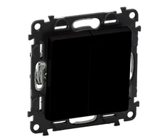 Legrand 756305 VALENA LIFE liustra jungiklis juodas 10AX 250V 756305