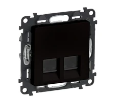 Legrand 756349 VALENA LIFE lizdas 2 x RJ45 kat. 6a stp juodas 756349