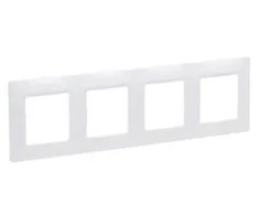 Legrand 762004 Niloe Selection Keturgubas Frame Balta 762004