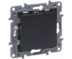 Legrand 762207 Niloe Selection Vieno mygtuko 6A antracitas 762207