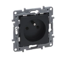 Legrand 762240 Niloe Selection Socket 2p+su 16A 250V (be sklendės, varžtų gnybtų) antracitas 762240