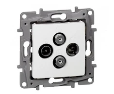 Legrand Lizdas antena NILOE RTV-SAT-SAT final balta (764566)