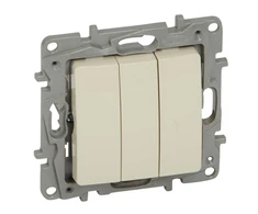 Legrand Trivietis Niloe 10AX kremo adapteris (764603)