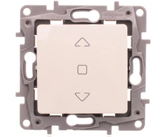 Legrand 764611 NILOE tiesioginio roleto valdymo jungiklis 10 AX kreminės spalvos 764611