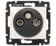 Legrand 774436 VALENA Lizdas antena RTV/SAT terminalas balta 774436