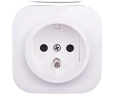 Legrand 782417 FORIX Lizdas pojedyncze su/u 16A IP20 balta 782417