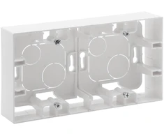 Legrand Paviršiaus montuojama dėžutė Legrand Niloe Step 863198 dviguba balta