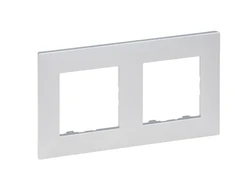 Legrand 863392 Niloe Step Ramka podwójna 2x aliuminio 863392