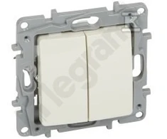 Legrand Niloe Double 10 AX Kremas jungtis (764602)