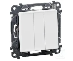 Legrand triguba jungtis Valena Life 10AX balta (752103)