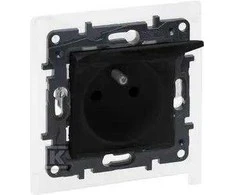 Legrand GN.1-KR.Z/U IP44 B/PR.Juodas NILOE STEP