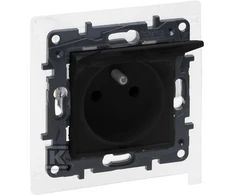 Legrand GN.1-KR.Z/U IP44 B/PR.Juodas NILOE STEP