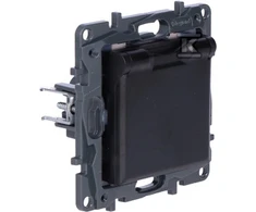 Legrand GN.1-KR.Z/U IP44 B/PR.Juodas NILOE STEP