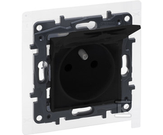 Legrand GN.1-KR.Z/U IP44 Z/P.AUTO.Juodas NILOE STEP