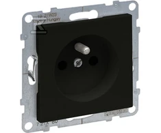 Legrand GN.1-KR.Z/U Juodas SAUNO