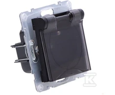 Legrand GN.1-KR.Z/U.IP44 Juodas SAUNO